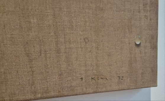 ‘물방울PK73002’ 오른쪽 아래 ‘T.KIM 72’라고 서명했다. 제주=권근영 기자