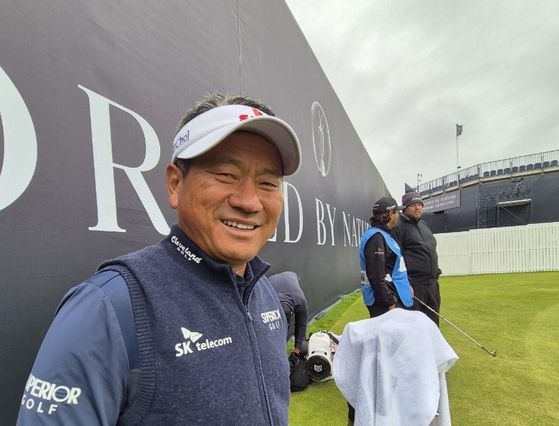 9년 만에 메이저 무대에 돌아온 최경주. 성호준 기자