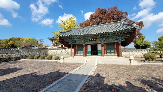 하공진을 모신 사당 경절사. 진주성 안에 있다. [사진 진주시]