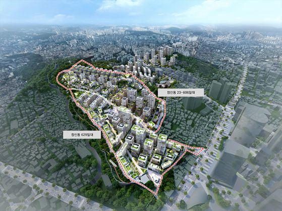 창신동 일대 조감도. 사진 서울시