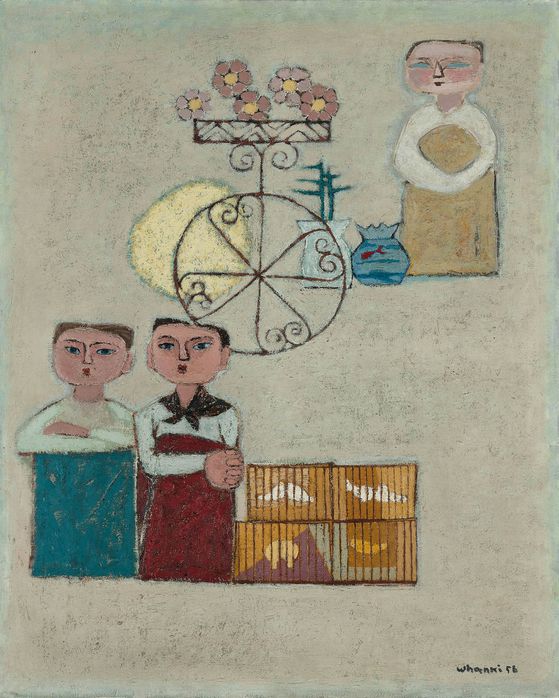 김환기, 봄, 1956~57, 캔버스에 유채, 100x80.3㎝, 시작가 20억원. 사진 케이옥션
