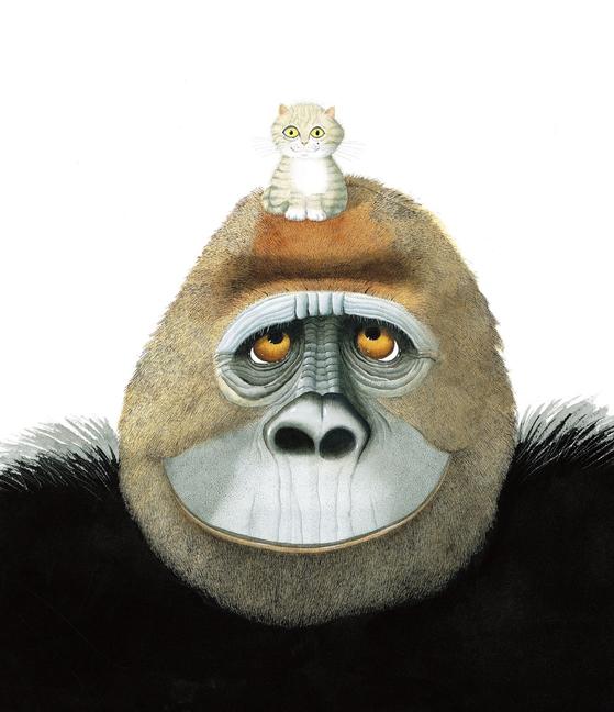 앤서니 브라운 작가의 원화 작품 'Little Beauty'. 고릴라는 작가의 주요 소재다. 사진 아트센터 이다