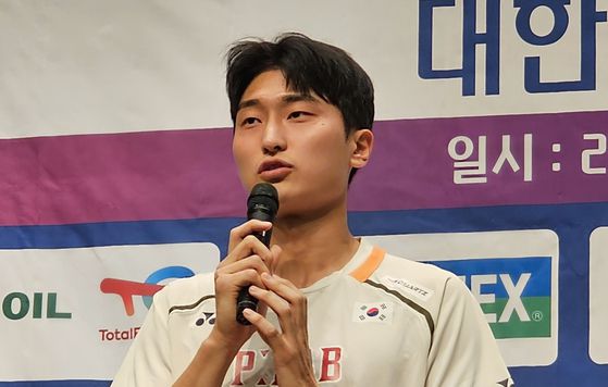 배드민턴 남자 복식 세계랭킹 1위 김원호. 연합뉴스