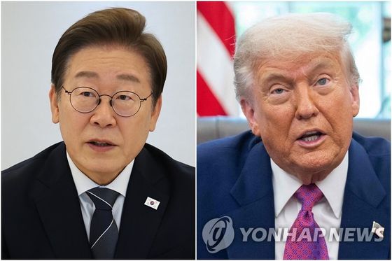이재명 대통령과 도널드 트럼프 미국 대통령. 연합뉴스