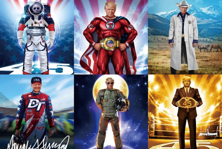 미 대선 당시 공화당 후보인 도널드 트럼프가 운동화, 화보에 이어 판매가 99달러(약 13만원)짜리 ‘NFT 포토 카드’ 판매까지 나섰다. 콜렉트트럼프카드 홈페이지 캡처