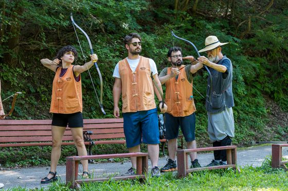 골굴사 국궁 체험.