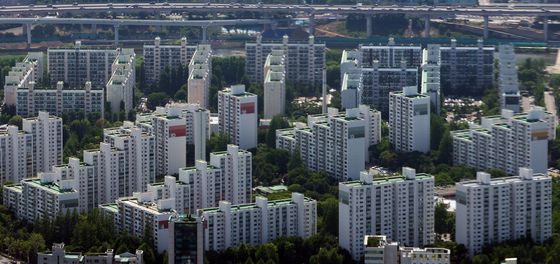 서울 송파구 잠실 아파트 단지의 모습, 뉴스1