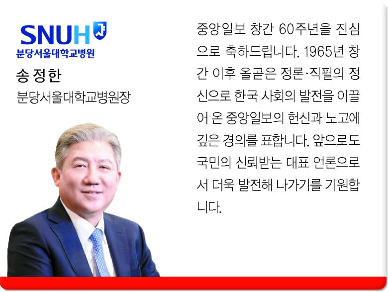 창간 60주년 축하 메시지