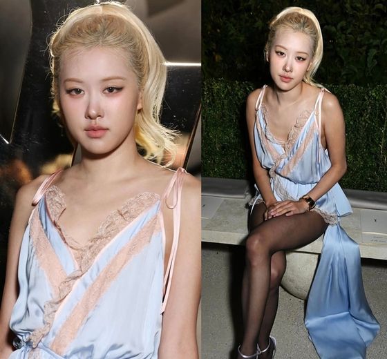 영국 패션 잡지 '엘르UK'가 그룹 블랙핑크 멤버 로제 부분만 잘라낸 사진을 게재해 인종차별 논란이 불거진 뒤 로제의 독사진을 추가로 공개했다. 사진 엘르UK 인스타그램