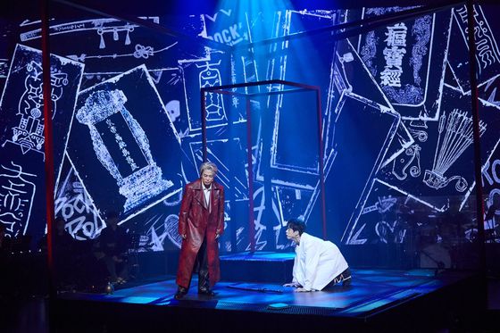 뮤지컬 '쉐도우'. 영조와 사도세자 간 비극적인 사건 '임오화변'을 모티브로 한 2인극 뮤지컬이다. 사진 블루스테이지