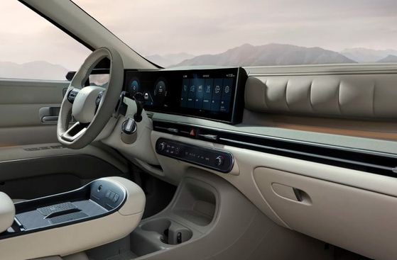 현대차 디 올 뉴 넥쏘의 인테리어(프레스티지 풀옵션). 사진 현대차