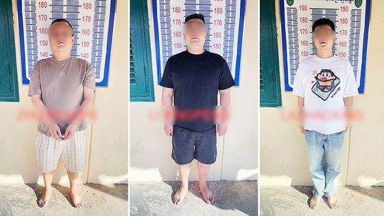 캄보디아 검찰에 기소된 한국인 대학생 살해 혐의 중국인 3명. 연합뉴스