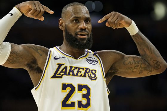 23번째 NBA시즌을 맞는 르브론 제임스. AP=연합뉴스