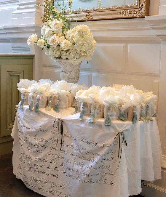 정다혜씨가 소개한 한국 전통미를 담은 결혼식 답례품. 사진 인스타그램 캡처