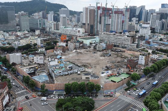 서울 종로구 세운재정비촉진지구 4구역 일대. [연합뉴스]