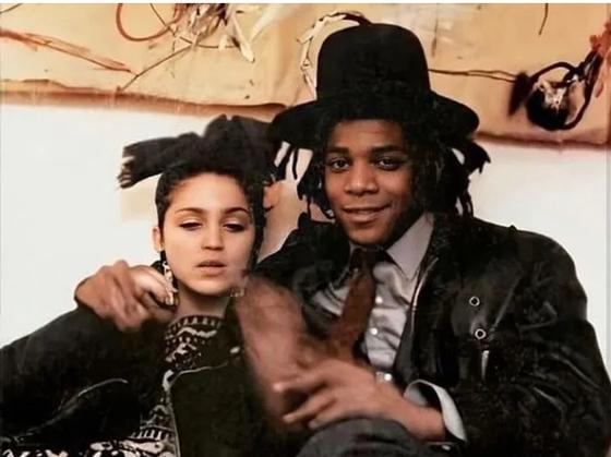 1982년의 마돈나(왼쪽, 당시 24세)와 두 살 아래 바스키아. [사진 글렌 오브라이언]