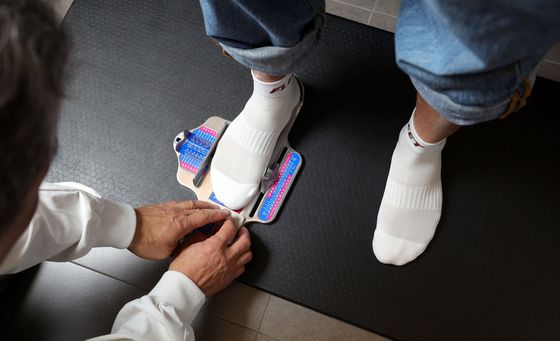 러닝화는 자기 발에 잘 맞는 걸 신어야 한다. 강정현 기자