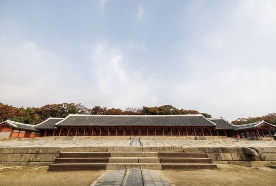 13일 종묘 정전 정면 모습. 김정훈 기자. 2025.11.13