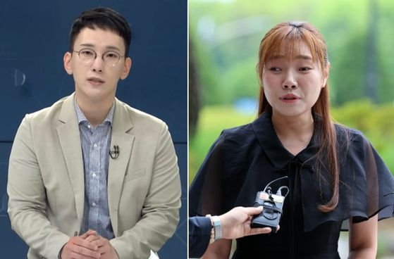 박민영 국민의힘 미디어 대변인(왼쪽)·김예지 국민의힘 의원. 사진 페이스북 캡처·뉴스1