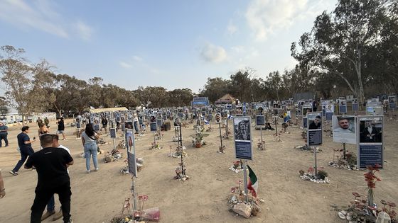 2023년 10월 7일 하마스의 공격으로 378명이 사망한 이스라엘 남부 마을 레임의 노바 페스티벌 현장은 현재 추모 공간으로 바뀌었다. 이스라엘=이근평 기자