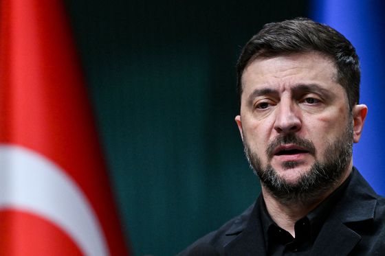 볼로디미르 젤렌스키 우크라이나 대통령이 지난 19일(현지시간) 튀르키예 앙카라에서 튀르키예 대통령과 회담을 마친 후 공동 기자회견에 참석하고 있다. AFP=연합뉴스