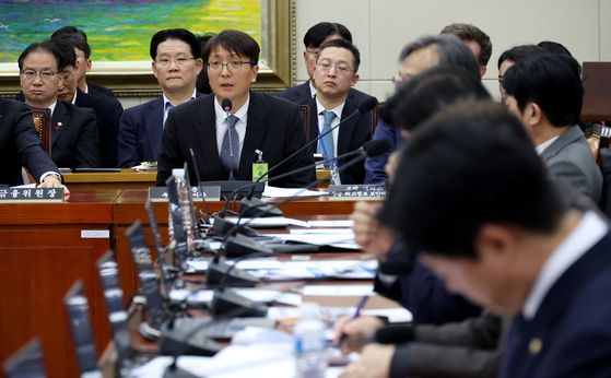 박대준 쿠팡 대표이사가 3일 의원 질의에 답하고 있다. 장진영 기자