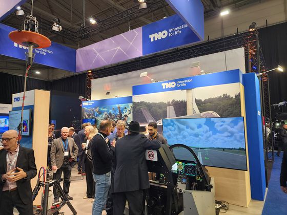응용과학연구로 세계적인 수준을 자랑하는 TNO 부스. 최현호