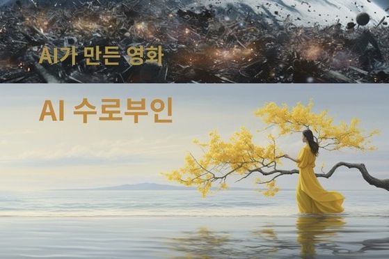 현대미술과 한국고전을 엮은 세계 최초 AI 영화 ‘AI 수로부인’. 사진 나라지식정보