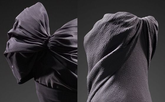 ‘아제딘 알라이아, 크리스토발 발렌시아가: 형태의 조각가들’ 전시 전경. 사진 뮤세오 델 테수토