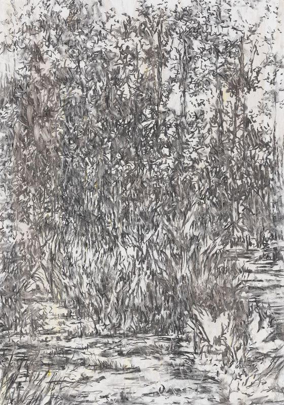 신경철,T-HERE-D2516, 2025, Mixed media on paper, 100 x 70 cm[사진 리안갤러리]