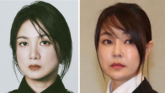 박나래 프로필 사진과 김건희 여사의 검찰총장 부인 시절 모습.