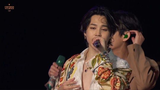 방탄소년단. 사진l방탄소년단 LA 콘서트 캡처