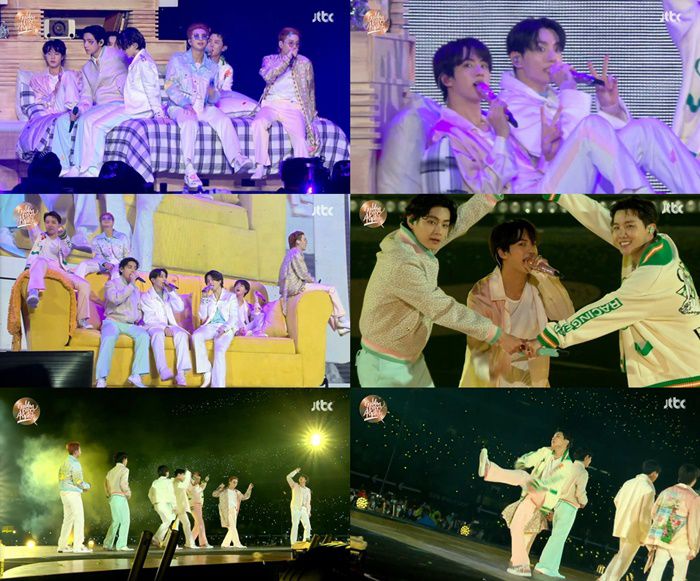 방탄소년단. 사진｜골든디스크 어워즈 방송 캡처