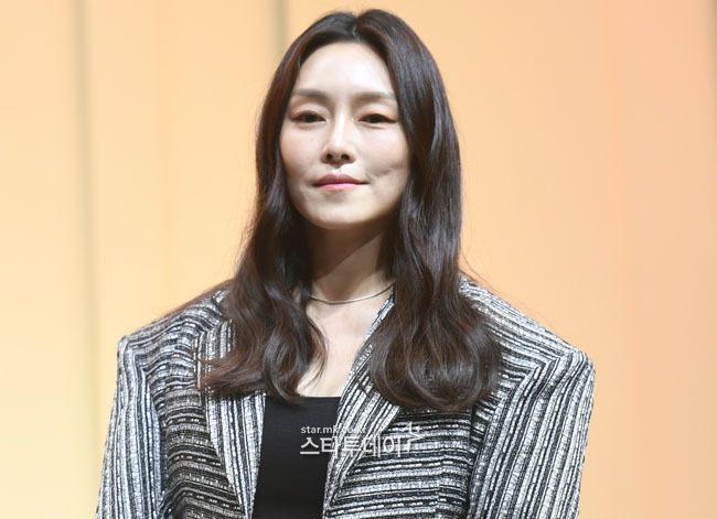 '블랙의 신부' 제작발표회에 참석한 차지연. 사진| 유용석 기자