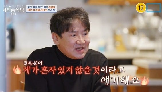 이영하. 사진 ㅣ채널A