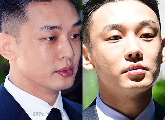 마약 혐의 5차 공판에 참석한 유아인. 유용석 기자