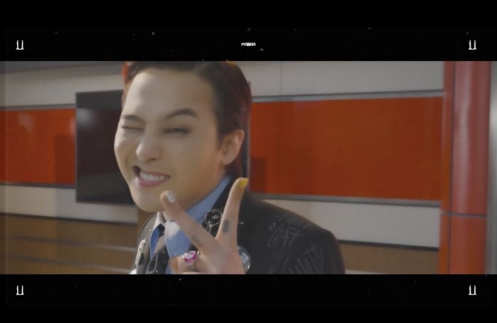 지드래곤 ‘파워’ 뮤직비디오 비하인드 영상. 사진ㅣ갤럭시코퍼레이션