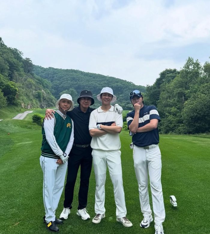 손지창, 이홍기, 이승기, 장근석. 사진|손지창 인스타램