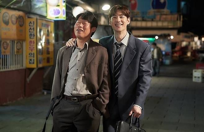 유해진이 ‘소주전쟁’에서 함께한 이제훈에 대해 언급했다. 사진쇼박스