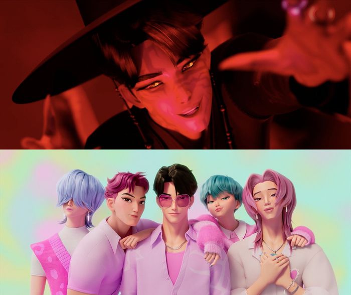 사자보이즈 진우. 사진|넷플릭스