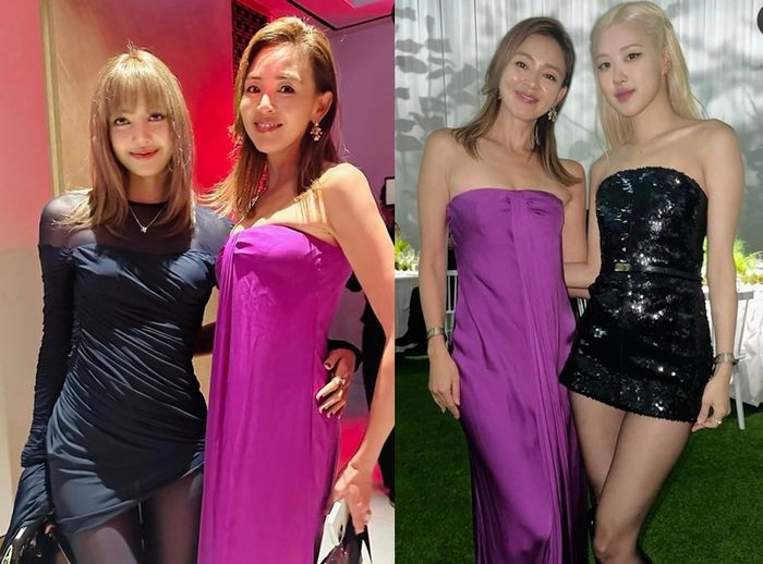 리사, 로제와 함께 한 야노 시호. 사진ㅣ야노 시호 SNS