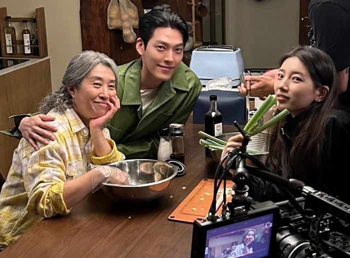 김우빈, 수지, 김미경. 사진|김우빈 인스타그램