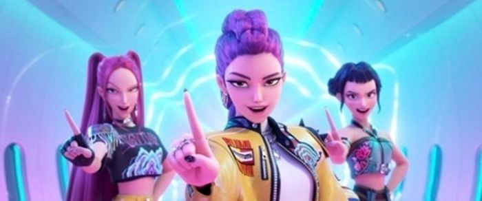 ‘케이팝 데몬 헌터스’ 헌트릭스. 사진|넷플릭스