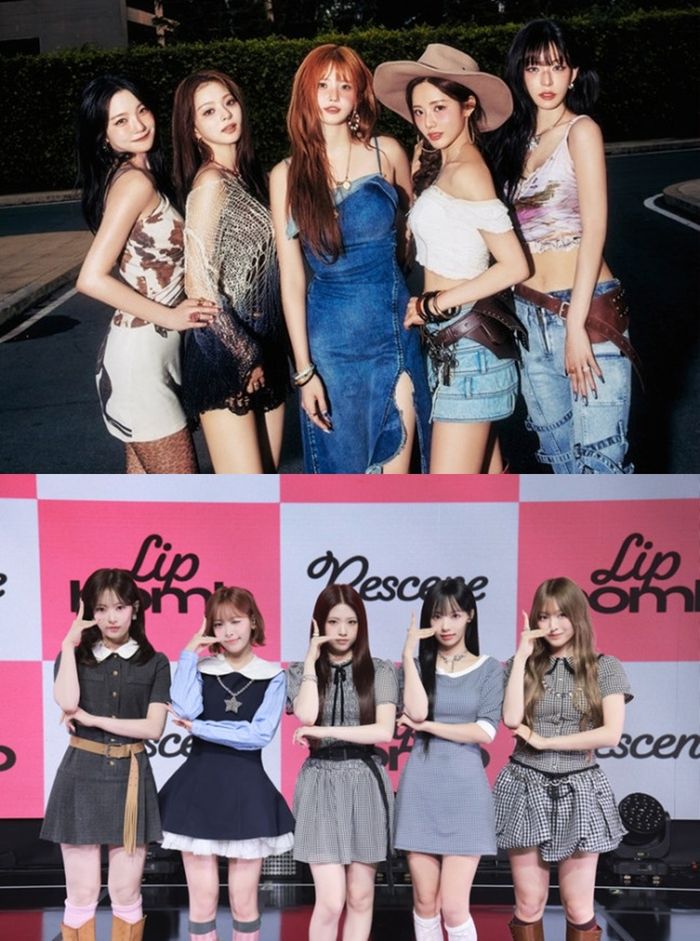 프로미스나인(위), 리센느. 사진ㅣ어센드, 더뮤즈엔터테인먼트