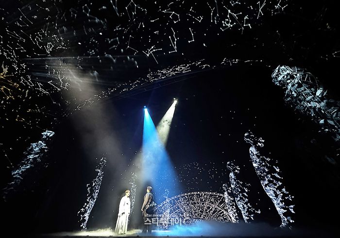 뮤지컬 ‘한복 입은 남자’ 시연. <강영국 기자>