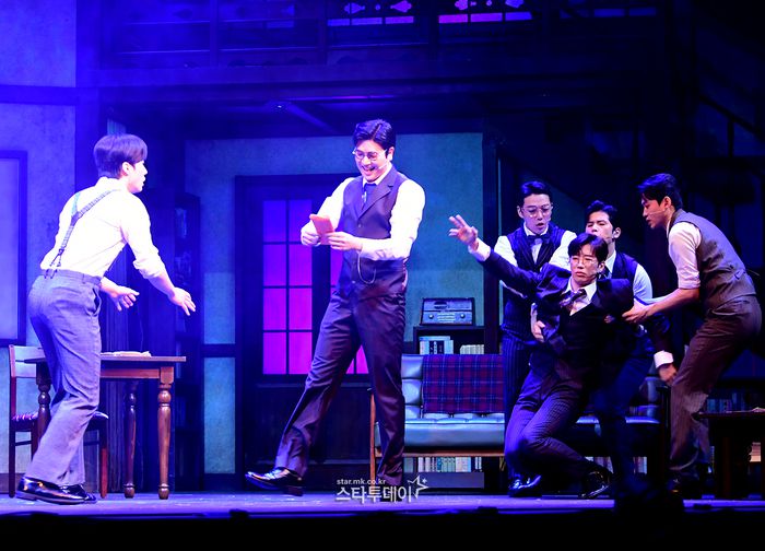 뮤지컬 ‘팬레터’ 시연. <강영국 기자>