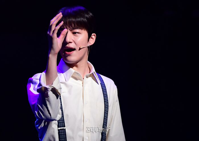 뮤지컬 ‘팬레터’ 시연. <강영국 기자>