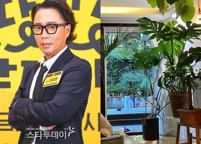 화분만 60개 가량 키우고 있는 연예계 대표 식집사 정재형. 사진| 스타투데이 DB, 정재형 SNS