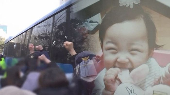 아동 학대 피해로 숨진 고 정인 양의 모습. 사진lSBS