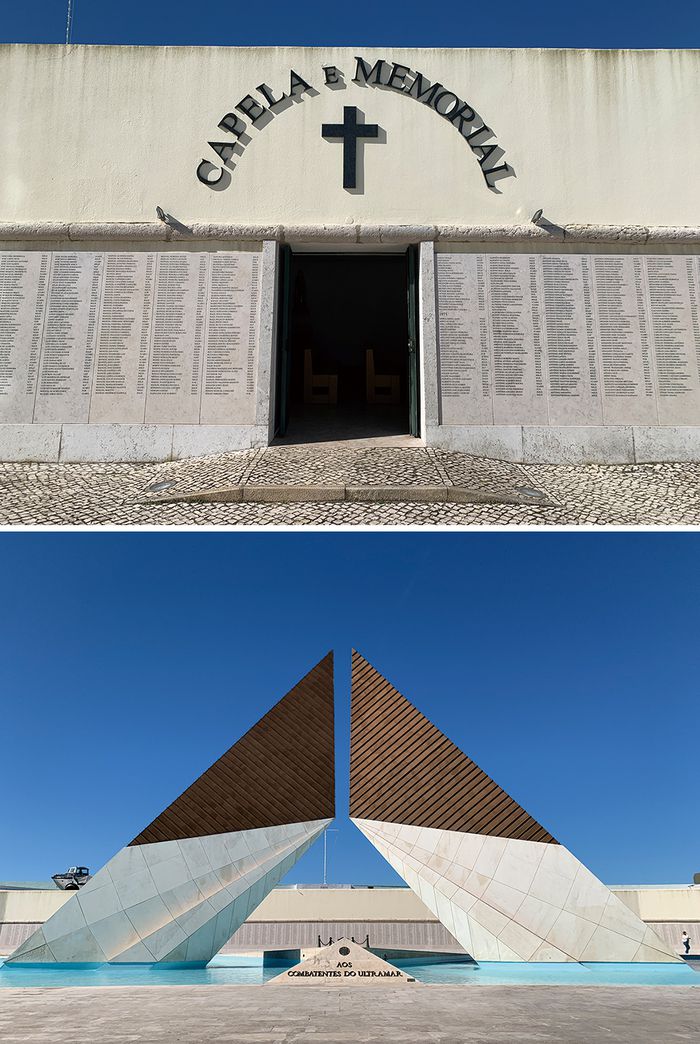 식민지 전쟁의 전사를 기리는 벨렙 탑의 기념비